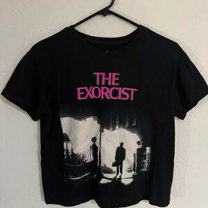 The Exorcist Black Graphic cropped T-Shirt